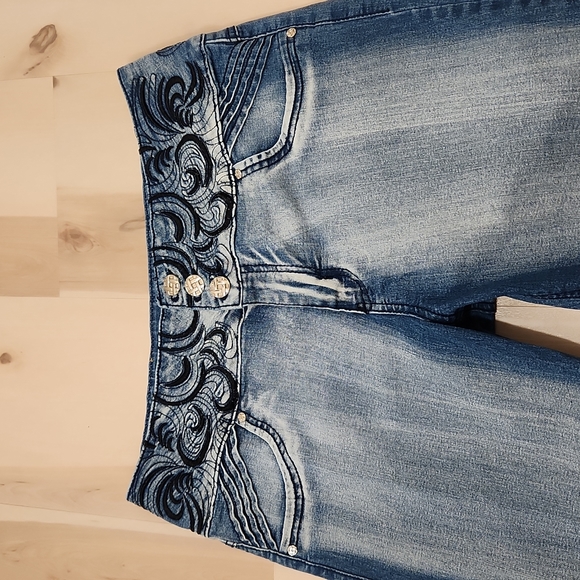 🔻Fashion2Love Colombian Design Mid Waist Butt Lift Skinny Jeans Size20 - Picture 3 of 8